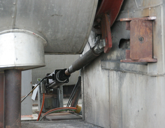 Klepregeling rookgasventilator met Exlar elektrische lineaire actuator